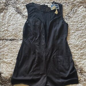 a new day Black Sleeveless Mini Dress